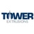 Tower Extrusions, LLC. Logotype