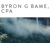 BYRON G BAME, CPA Logotype