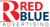 Red Blue Advertising Logotype