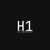 H1 Studio Logotype