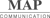 Map Communication Logotype