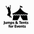 Jumps and Tents for Events Logotype