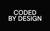 Coded By Design Logotype