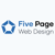 Five Page Web Design Logotype