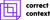 Correct Context Logotype