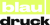 Blaudruck Logotype