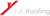 JR Roofing and Gutters Logotype