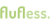 flufless. Logotype