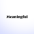 Meaningful Logotype