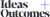 Ideas + Outcomes Logotype