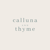 Calluna & Thyme Logotype