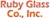Ruby Glass Co., Inc. Logotype