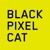Black Pixel Cat Logotype