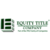 Equity Title Company Logotype