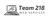 Team 218 Web Services Logotype