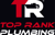 Top Rank Plumbing Logotype