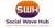 Social Wave Hub Logotype