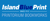 Island Blue Print Logotype