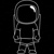 Up On Mars Logotype