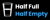 Half Full Half Empty Logotype