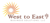 West to East Business Solutions, LLC Logotype