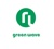 Roheline Laine Green Wave Logotype