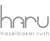 HA|RU: hazelbaker rush Logotype