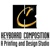 Keyboard Composition Printing & Design Logotype