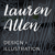 Lauren Allen Design Logotype