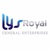 LYS ROYAL Event & Management Company Logotype