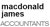 Macdonald James Accountants Logotype