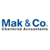 MAK & CO. Chartered Accountants Logotype