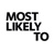 Most Likely To Logotype