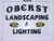 Oberst Landscape & Lighting Logotype