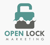 Open Lock Marketing Logotype