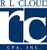 R L Cloud CPA, PC Logotype