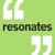 Resonates Logotype