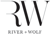 River + Wolf Logotype