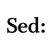 Sed Estudio Logotype