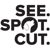 See. Spot. Cut. Logotype