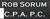 Sorum Rob CPA Logotype