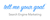 Tell Me Your Goal Logotype