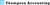 Thompson Accounting Logotype
