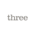 three Logotype