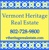 Vermont Heritage Real Estate Logotype