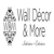 WALL DECOR & MORE INTERIORS Logotype