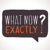 What Now Exactly Logotype